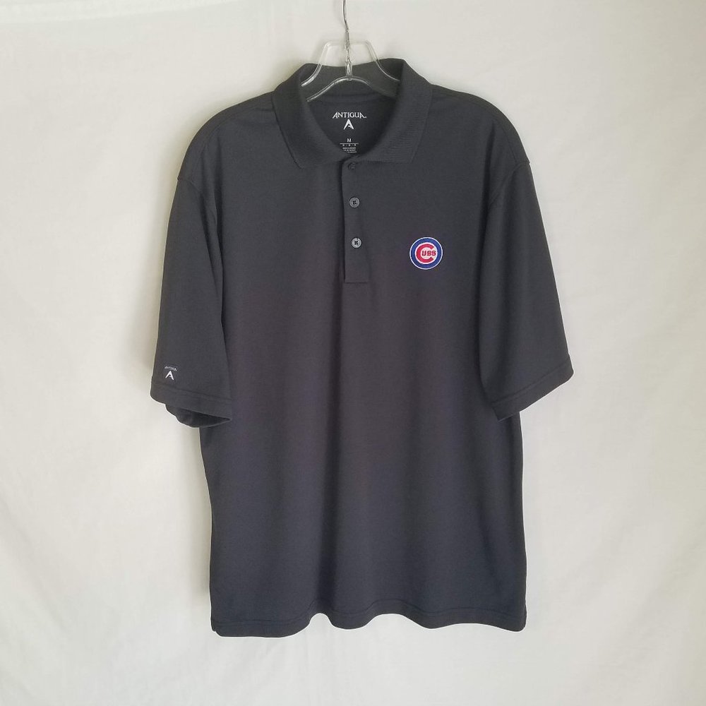Chicago Cubs MLB Antigua Short Sleeve Polo Shirt Men's Size Medium